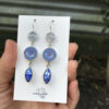 Blue Lovers! Delightful Vintage Button Earring Treasures   #DG66 - Image 3