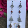 Sterling Silver & Red Crystal Earrings-Includes Bonus Pair!   #WLTO