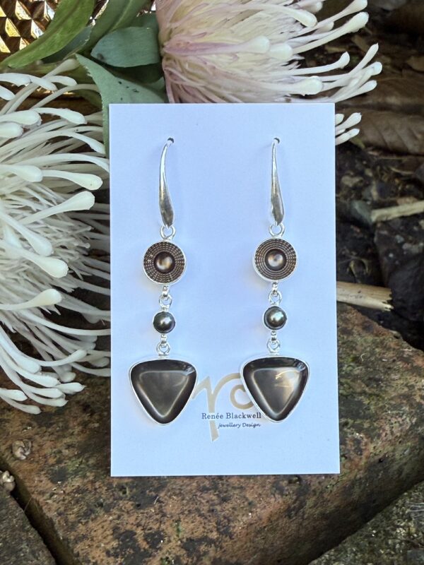 Chocolate Vintage Buttons & Pearl Earrings of the Week!   KITQ - Image 6