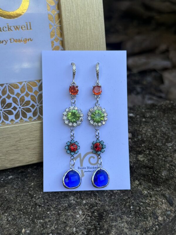 Colourful Shimmer, Sparkle & Shine Crystal Earring Treasures!   #BYP92 - Image 3