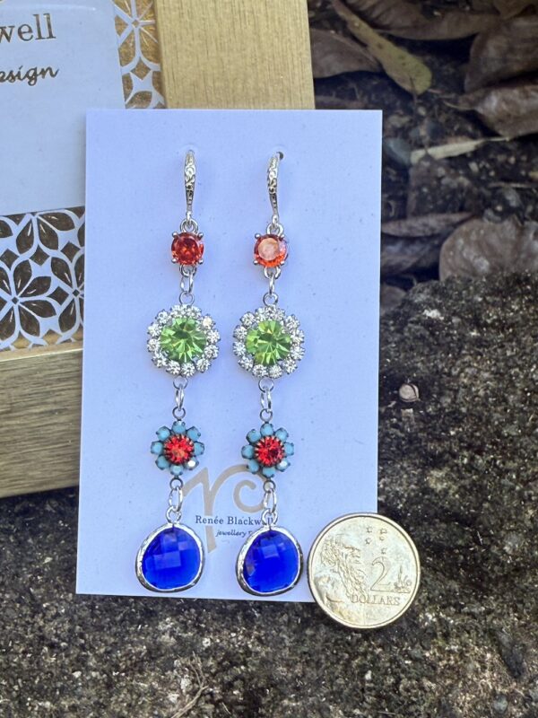 Colourful Shimmer, Sparkle & Shine Crystal Earring Treasures!   #BYP92 - Image 2