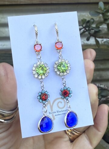 Colourful Shimmer, Sparkle & Shine Crystal Earring Treasures!   #BYP92