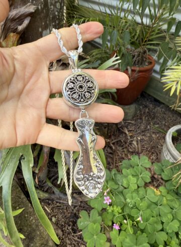 Remarkable Statement Pendant Fresh from the Studio!   #319Y