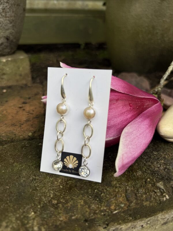Sparkly Crystal & Pearl Earring Delights!   #97PP - Image 4