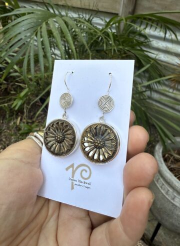 Renée's Pick! 1800's Era Antique Button Earrings   #XSS211