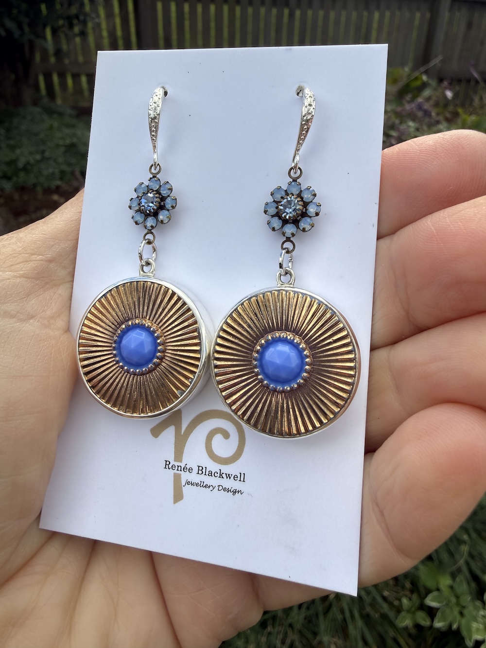Stunning 1940's Era Vintage Button Earring Treasures! #KDL91
