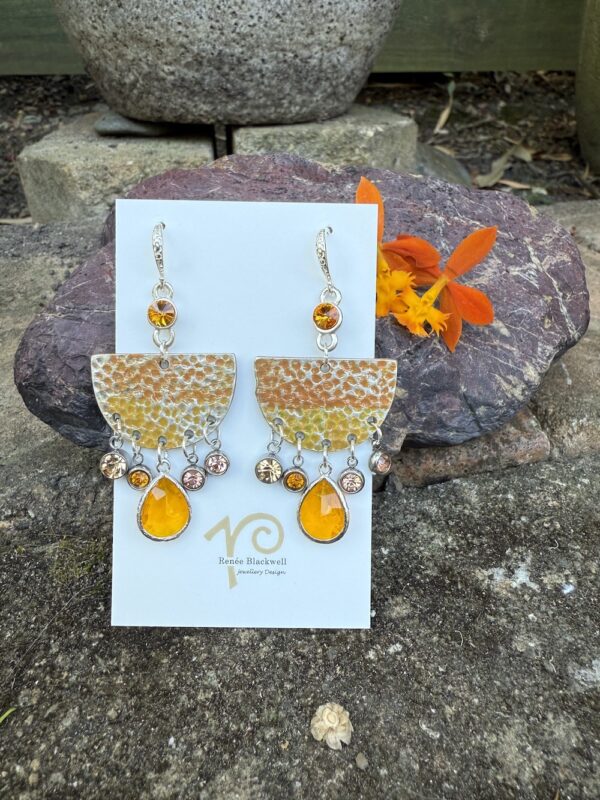Unique & Extra Lovely One of a Kind Earrings fresh from the Studio!   #99UR - Image 2