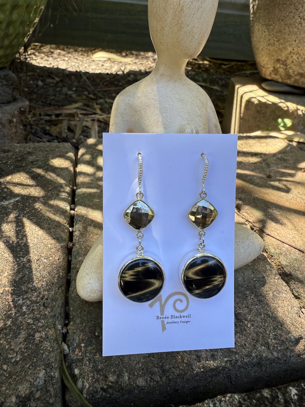 Beautiful Vintage French Button Earring Treasures! #SDTM - Image 4