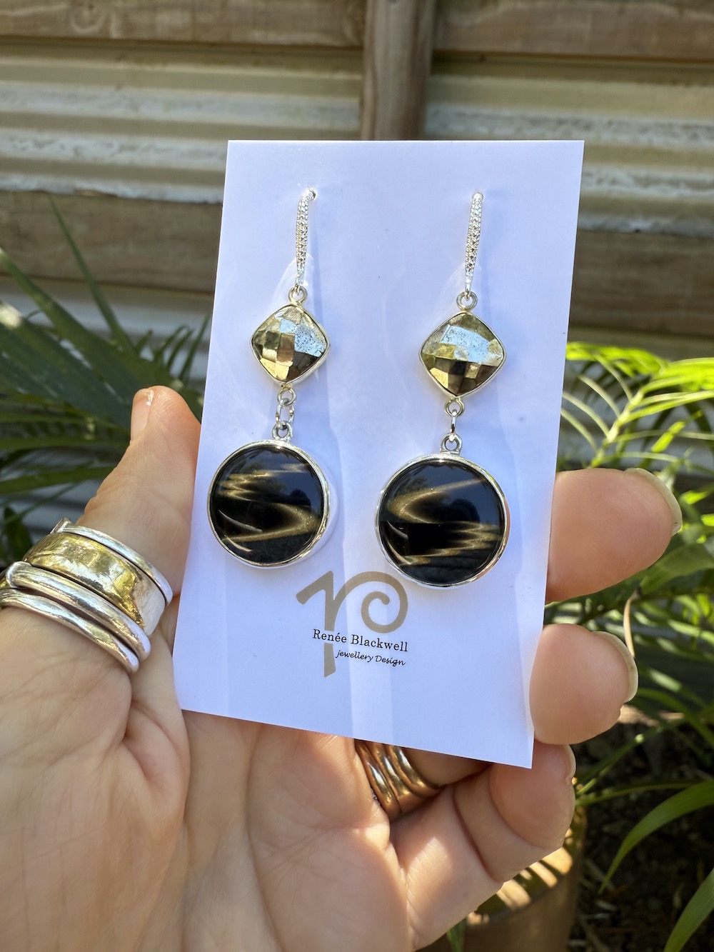 Beautiful Vintage French Button Earring Treasures! #SDTM