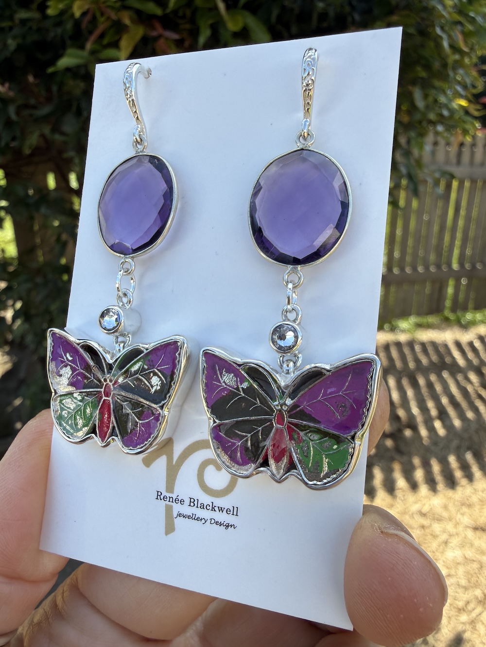 Butterfly Lovers Earring Delighst! #TWI65 - Image 3