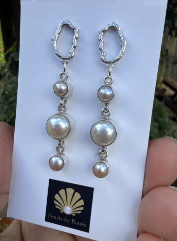 Triple Pearl Earring Delights!    #PC6