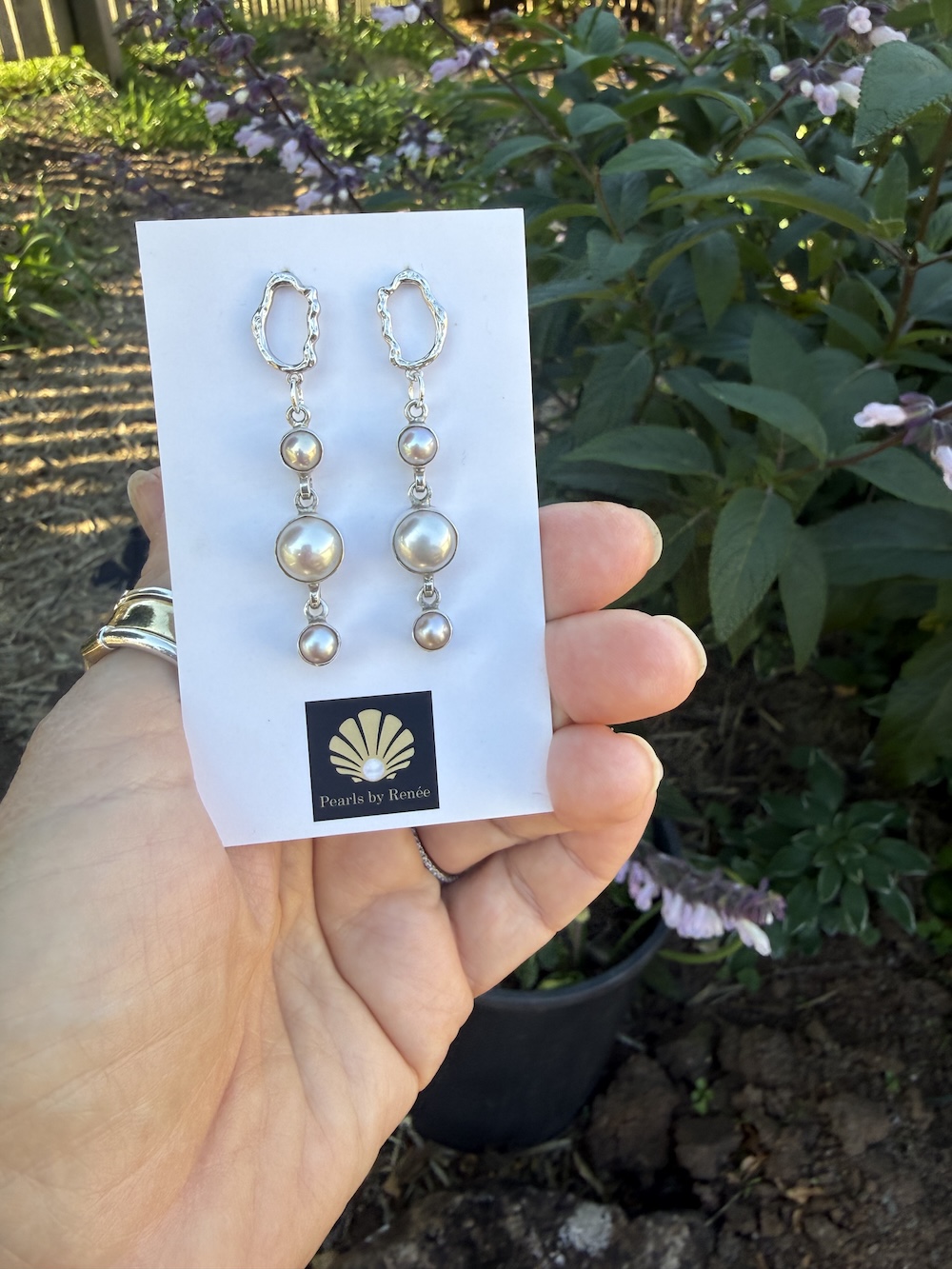 Triple Pearl Earring Delights! #PC6 - Image 4