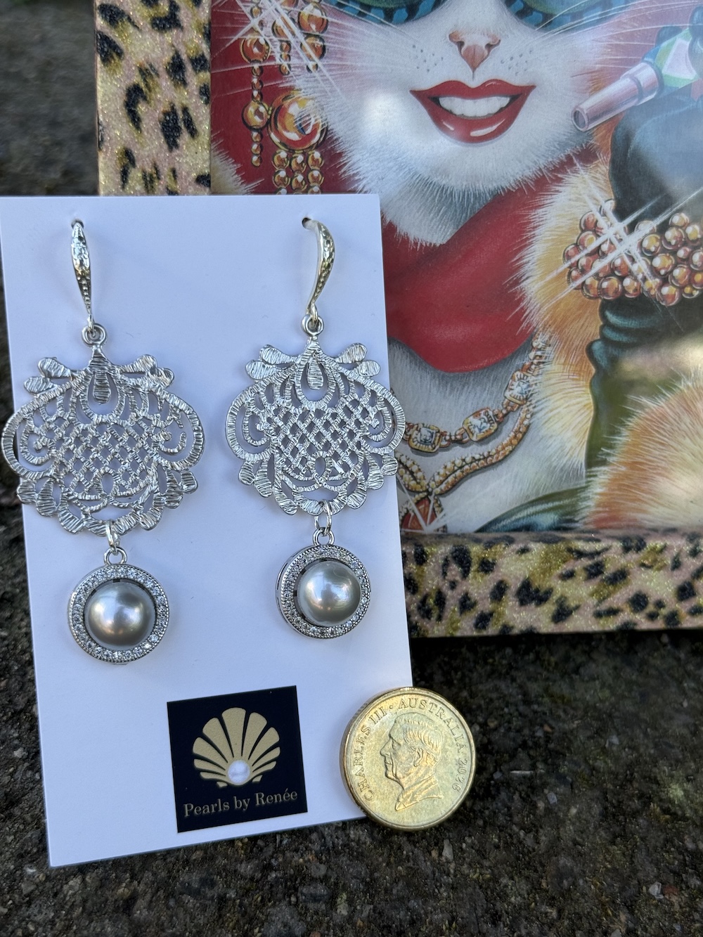 Exceptional Pearl Earring Treasures Fresh from the Studio! #CGH7 - Image 2