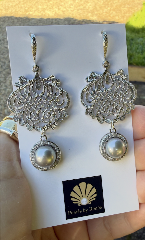 Exceptional Pearl Earring Treasures Fresh from the Studio! #CGH7 - Image 3