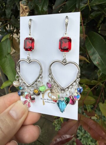 Whimsical "Watermelon Blue" Earring Treasures!   #DPTM